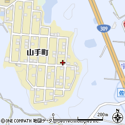 大阪府富田林市山手町10-15周辺の地図