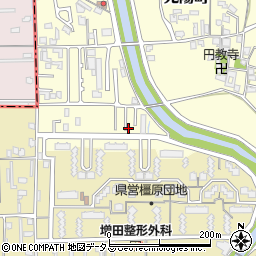 奈良県橿原市光陽町55-7周辺の地図