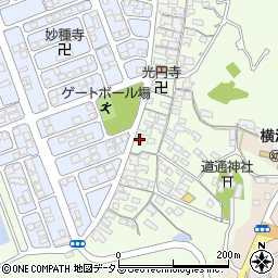 岡山県笠岡市横島1252周辺の地図