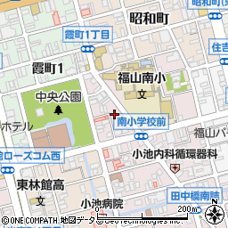 広島県福山市明治町2周辺の地図