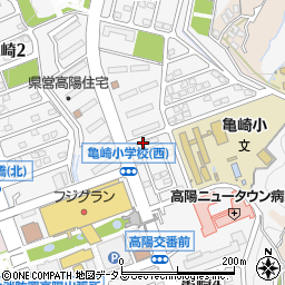 広島県広島市安佐北区亀崎周辺の地図