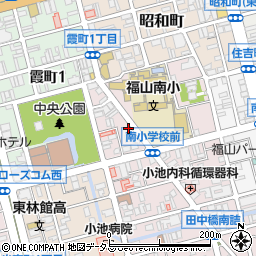 広島県福山市明治町2-11周辺の地図
