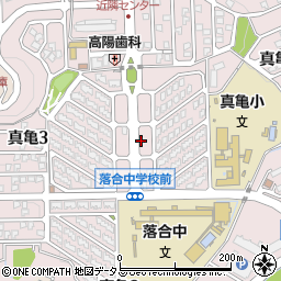 広島県広島市安佐北区真亀周辺の地図