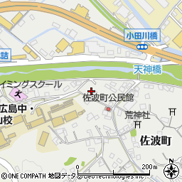 広島県福山市佐波町720-1周辺の地図