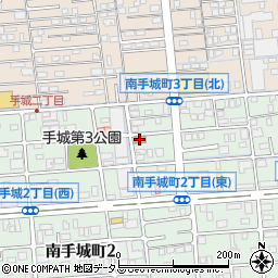 福山市手城交流館周辺の地図