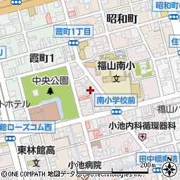 広島県福山市明治町2-9周辺の地図