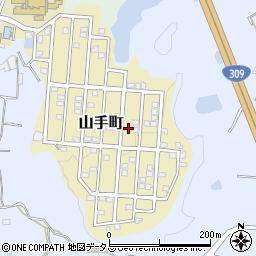 大阪府富田林市山手町11-21周辺の地図