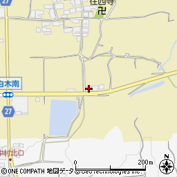 大阪府南河内郡河南町白木622周辺の地図