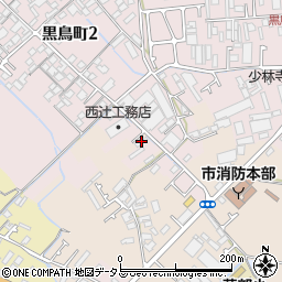 大阪府和泉市一条院町52周辺の地図