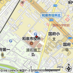 和泉市消費生活センター周辺の地図