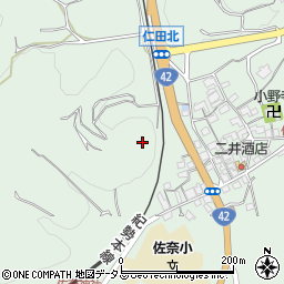 三重県多気郡多気町仁田周辺の地図