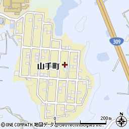 大阪府富田林市山手町11周辺の地図