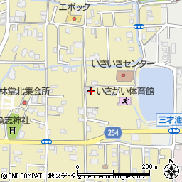 奈良県葛城市林堂113周辺の地図