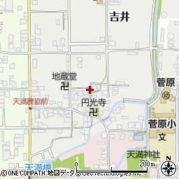 奈良県大和高田市吉井周辺の地図