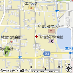 奈良県葛城市林堂112周辺の地図