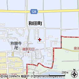 奈良県橿原市和田町20周辺の地図