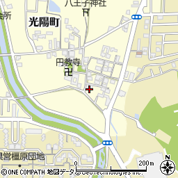奈良県橿原市光陽町311周辺の地図