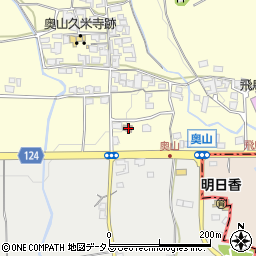 奈良県高市郡明日香村奥山6周辺の地図