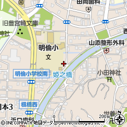 メゾン岡本小津不動産周辺の地図