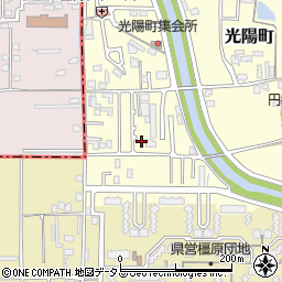 奈良県橿原市光陽町76-16周辺の地図