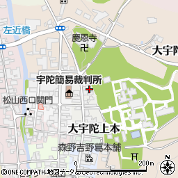 奈良県宇陀市大宇陀上茶周辺の地図
