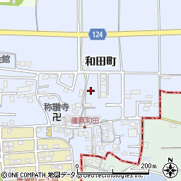 奈良県橿原市和田町19周辺の地図