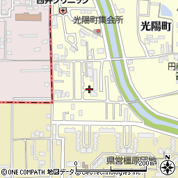 奈良県橿原市光陽町76-15周辺の地図