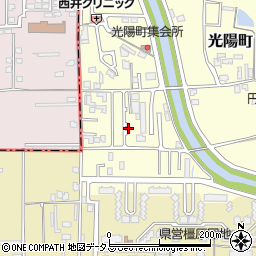奈良県橿原市光陽町76周辺の地図