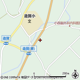 広島県東広島市高屋町造賀3294周辺の地図