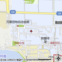 奈良県橿原市和田町11周辺の地図