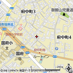 大阪府和泉市府中町4丁目3周辺の地図