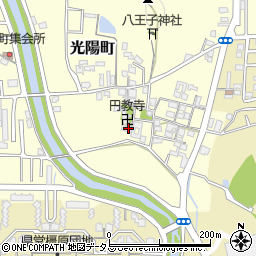 奈良県橿原市光陽町306周辺の地図