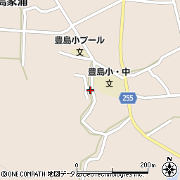 香川県小豆郡土庄町豊島家浦2542周辺の地図