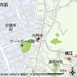 岡山県笠岡市横島1233周辺の地図