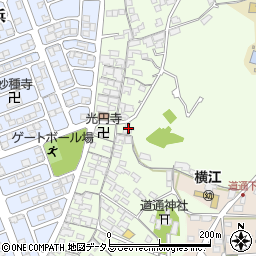 岡山県笠岡市横島1102周辺の地図