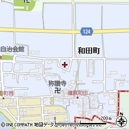 奈良県橿原市和田町14周辺の地図