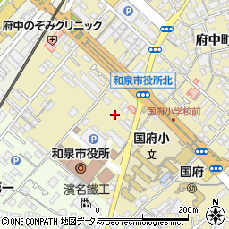 大阪府和泉市府中町2丁目3周辺の地図