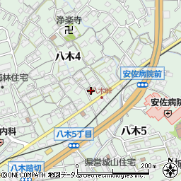 セブンイレブン広島八木４丁目店周辺の地図