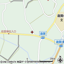 広島県東広島市高屋町造賀3622周辺の地図