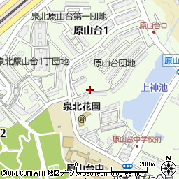 原山台団地駐車場【7-1号棟・7-2号棟付近】(0105)周辺の地図