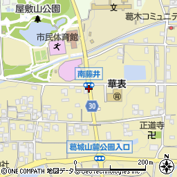 南藤井周辺の地図