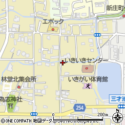 奈良県葛城市林堂125周辺の地図