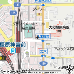 奈良県橿原市久米町652-18周辺の地図
