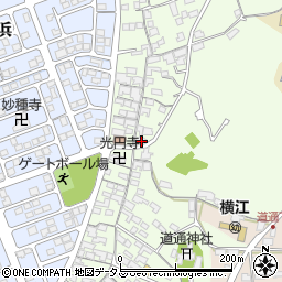 岡山県笠岡市横島1106周辺の地図