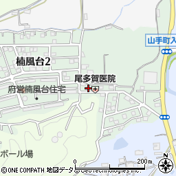 楠風台自治会周辺の地図