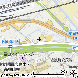 広島県福山市佐波町195周辺の地図