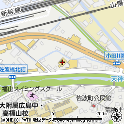 福山日産佐波店周辺の地図