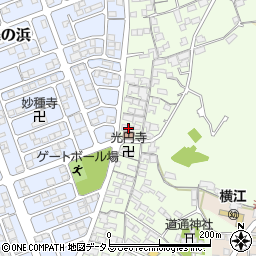 岡山県笠岡市横島1230周辺の地図