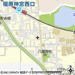 奈良県橿原市西池尻町311周辺の地図
