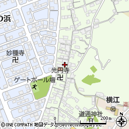 岡山県笠岡市横島1232周辺の地図